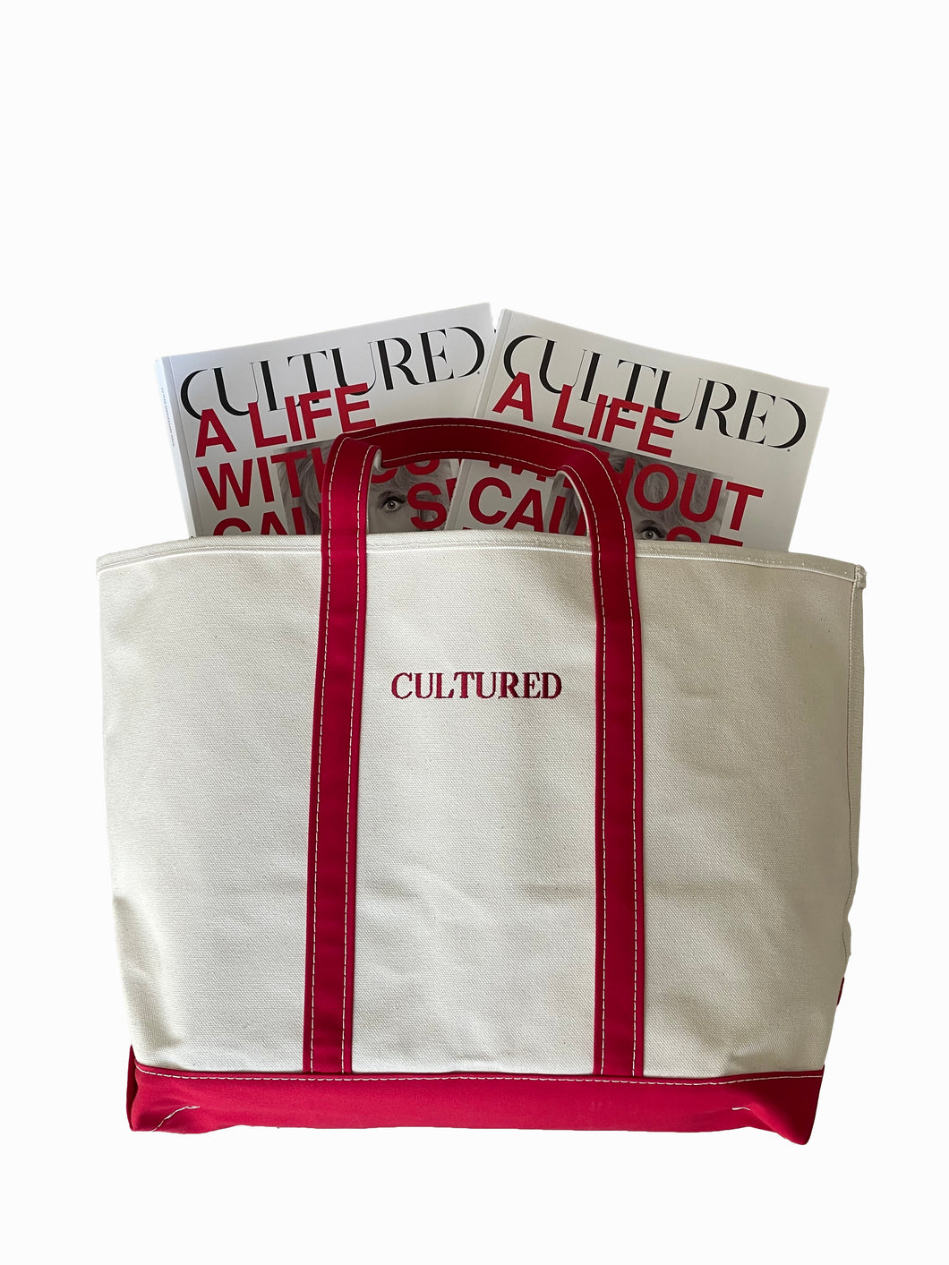 Cultured Red Tote Bag
